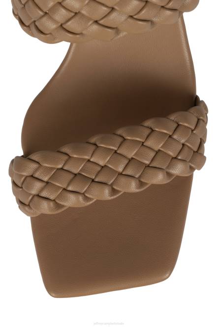 Jeffrey Campbell delicatesse NDHB1114 platform sandaal donker naakt vrouwen