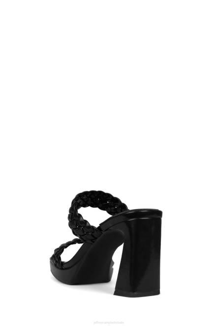 Jeffrey Campbell delicatesse NDHB1115 platform sandaal zwart vrouwen