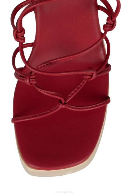Jeffrey Campbell dhawn NDHB1135 platform sandaal rood natuurlijk vrouwen