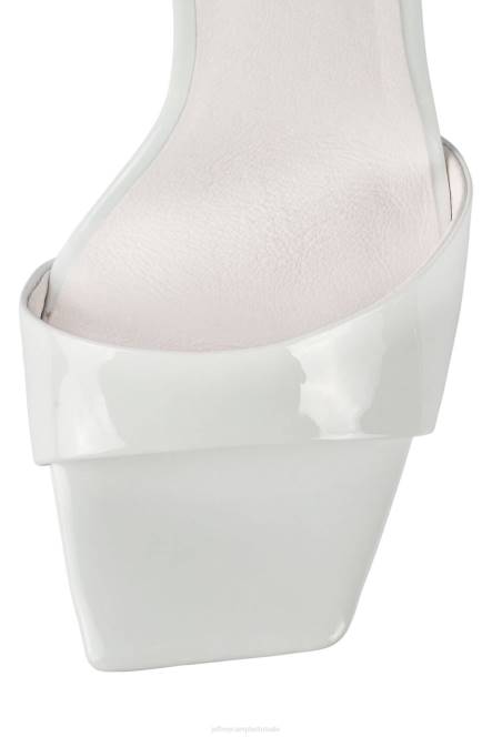 Jeffrey Campbell dia's NDHB1160 platform sandaal wit pat pastel multi vrouwen