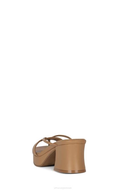 Jeffrey Campbell dierlijk NDHB995 platform sandaal beige vrouwen
