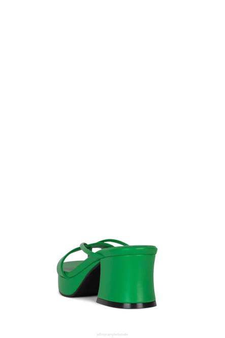 Jeffrey Campbell dierlijk NDHB996 platform sandaal Fel groen vrouwen
