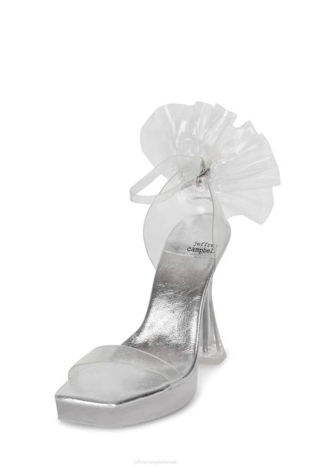 Jeffrey Campbell dromen NDHB1023 platform sandaal helder zilver vrouwen
