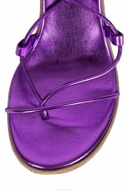 Jeffrey Campbell ecuador-hoi NDHB1055 platform sandaal paars metaalachtig vrouwen