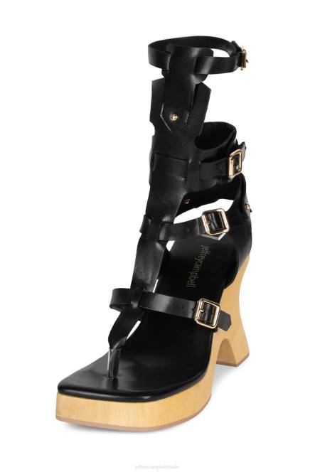 Jeffrey Campbell elementen NDHB220 platform sandaal zwart vrouwen