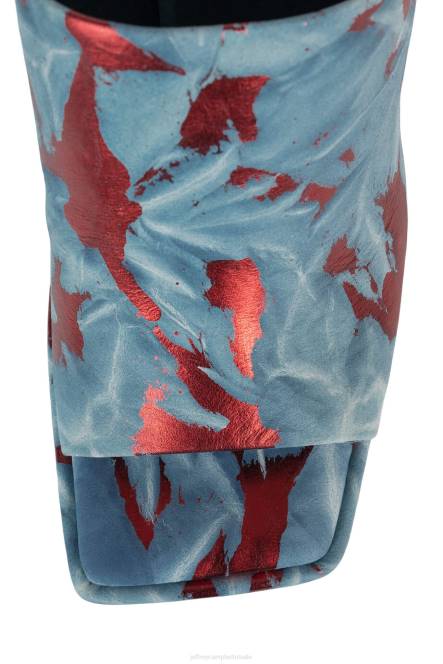 Jeffrey Campbell enthousiast NDHB977 platform sandaal blauw rood vrouwen