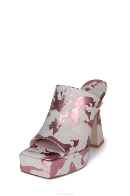 Jeffrey Campbell enthousiast NDHB978 platform sandaal roze wit vrouwen