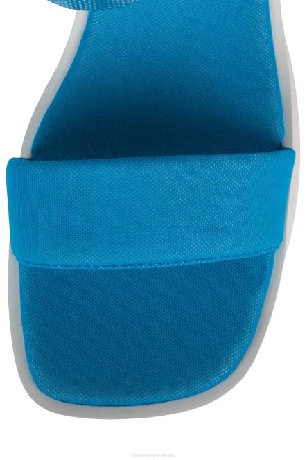 Jeffrey Campbell gefocust NDHB42 platform sandaal blauw wit combi vrouwen