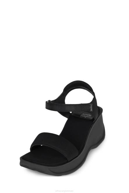 Jeffrey Campbell gefocust NDHB43 platform sandaal zwart vrouwen
