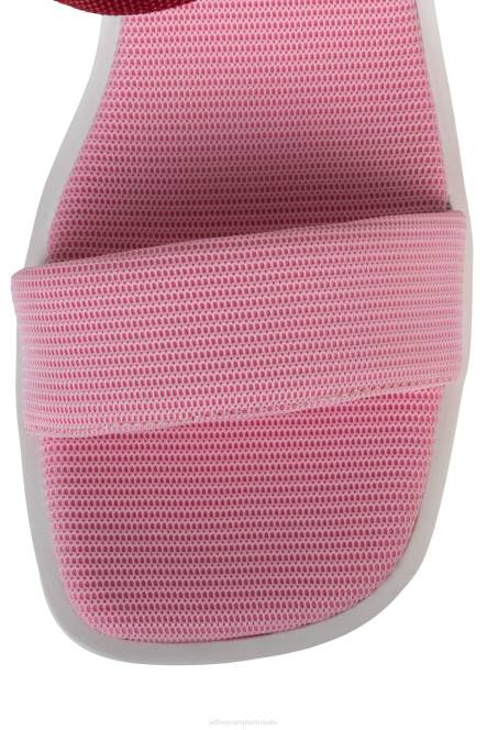 Jeffrey Campbell gefocust NDHB44 platform sandaal roze rode combi vrouwen