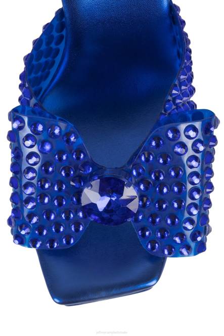 Jeffrey Campbell gemina NDHB1019 platform sandaal blauwe combi vrouwen