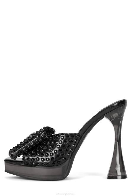 Jeffrey Campbell gemina NDHB1020 platform sandaal zwarte combi vrouwen