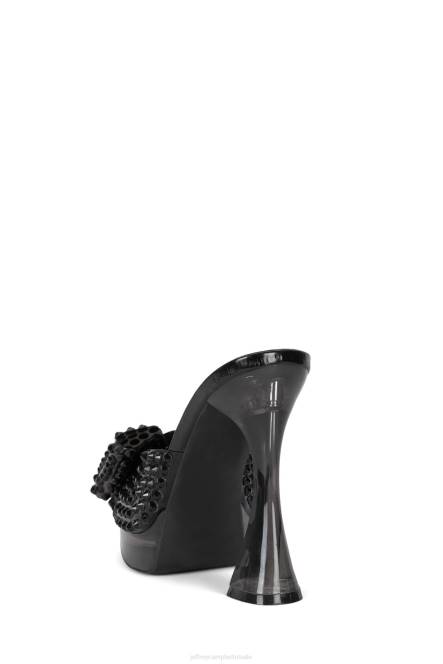 Jeffrey Campbell gemina NDHB1020 platform sandaal zwarte combi vrouwen
