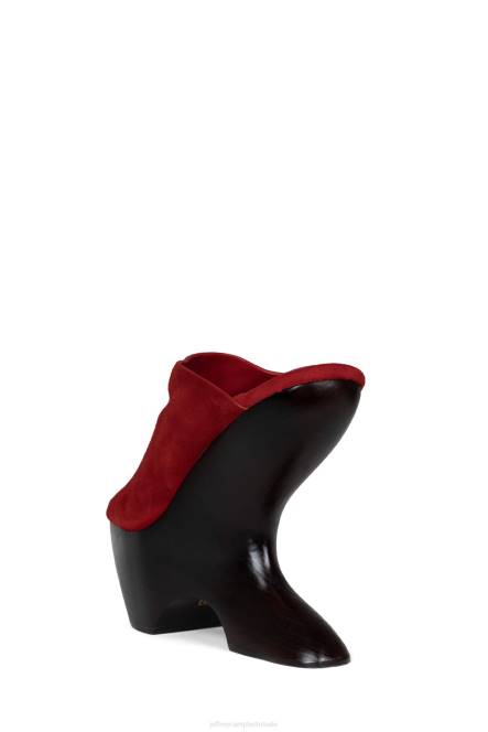 Jeffrey Campbell gia-2 NDHB1068 platform sandaal rood suède bruin vrouwen