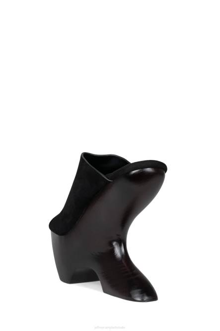 Jeffrey Campbell gia-2 NDHB1069 platform sandaal zwart suède donkerbruin vrouwen