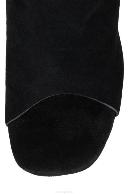 Jeffrey Campbell gia-2 NDHB1069 platform sandaal zwart suède donkerbruin vrouwen