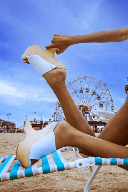 Jeffrey Campbell gia-2 NDHB1070 platform sandaal wit vrouwen