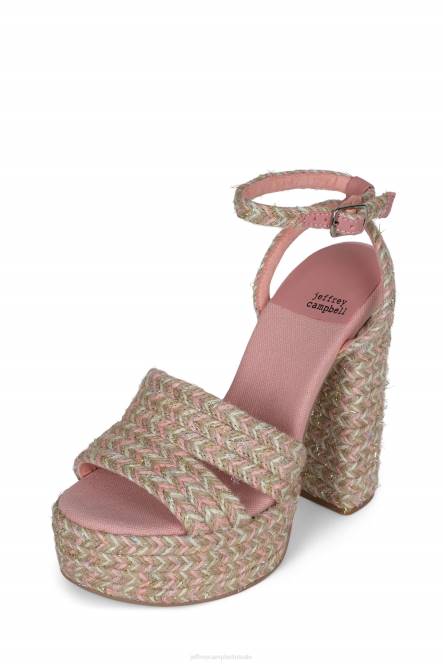 Jeffrey Campbell gieren NDHB1174 platform sandaal roze multi vrouwen