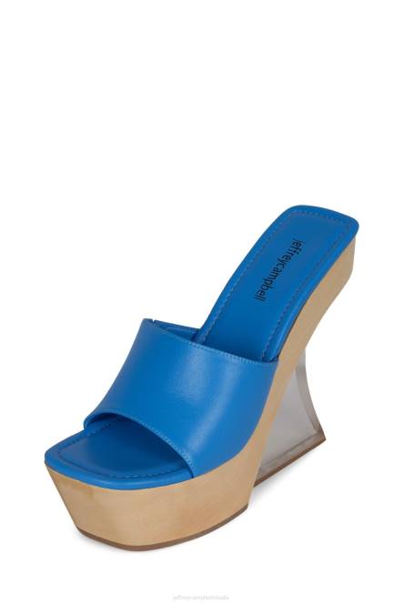 Jeffrey Campbell helder NDHB1061 platform sandaal blauw vrouwen