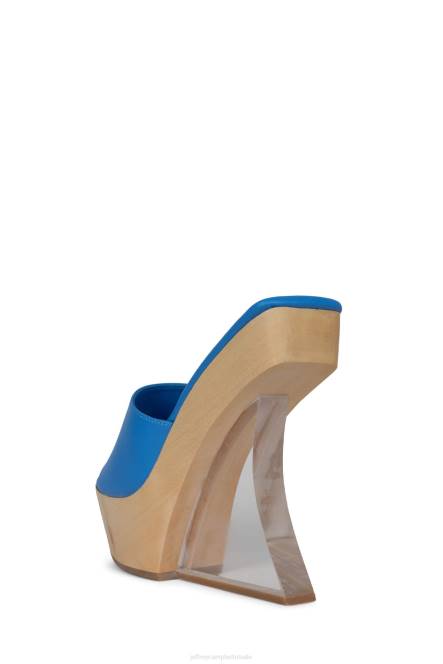 Jeffrey Campbell helder NDHB1061 platform sandaal blauw vrouwen