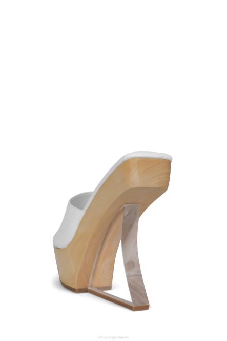 Jeffrey Campbell helder NDHB1062 platform sandaal wit vrouwen
