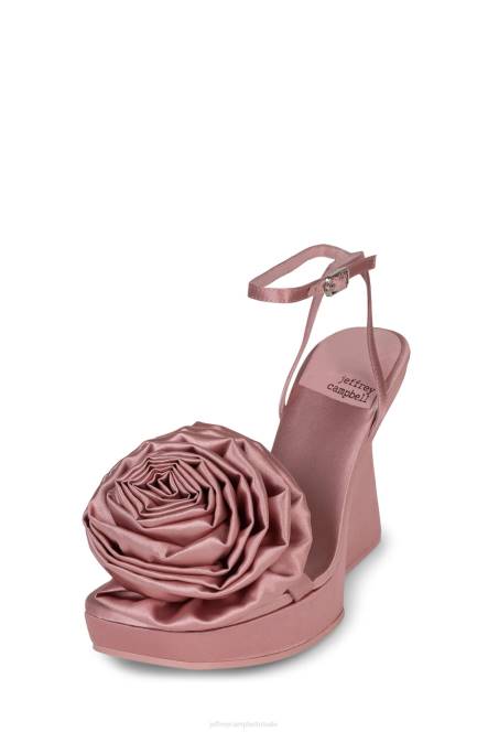 Jeffrey Campbell hibiscus NDHB939 platform sandaal roze satijn vrouwen