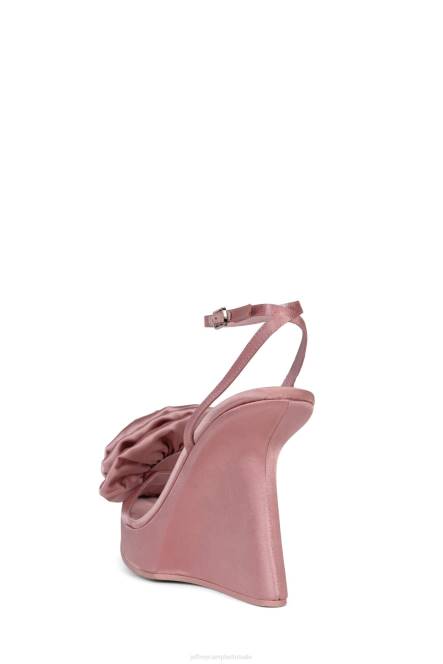 Jeffrey Campbell hibiscus NDHB939 platform sandaal roze satijn vrouwen
