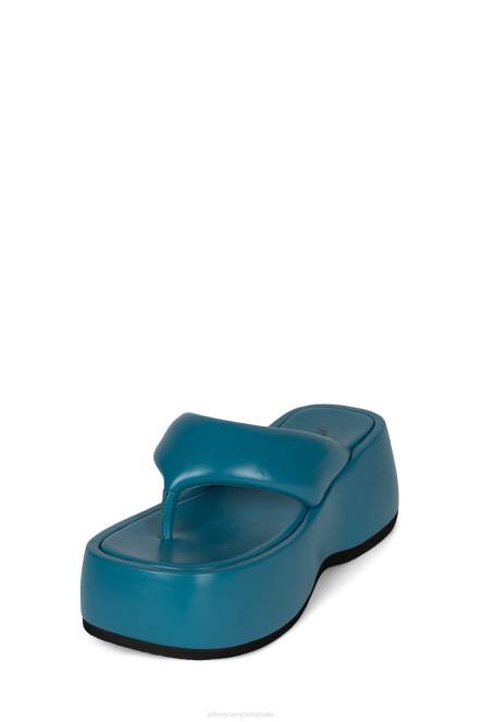 Jeffrey Campbell huilebalk NDHB247 platform sandaal blauw vrouwen