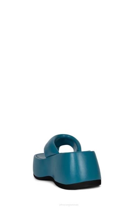 Jeffrey Campbell huilebalk NDHB247 platform sandaal blauw vrouwen