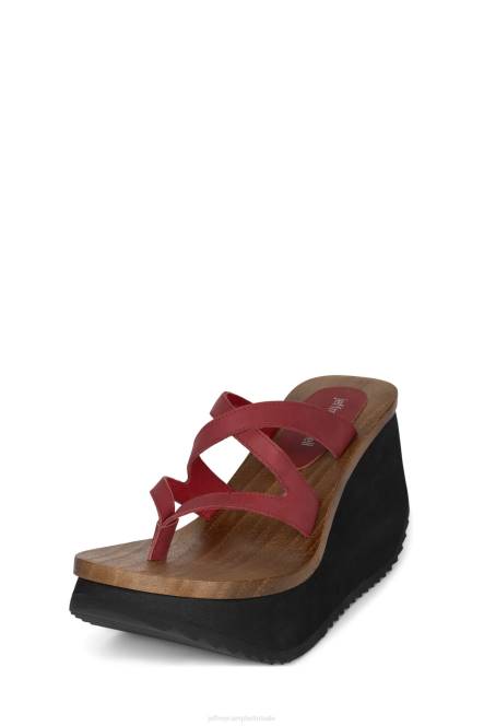 Jeffrey Campbell hypnotiseren NDHB979 platform sandaal rood vrouwen