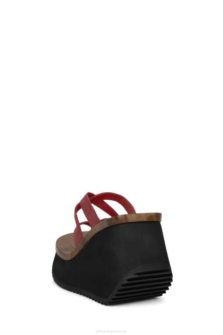 Jeffrey Campbell hypnotiseren NDHB979 platform sandaal rood vrouwen