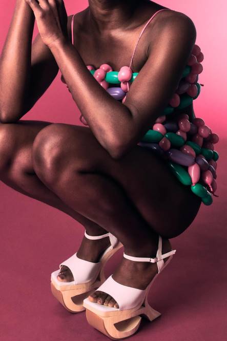 Jeffrey Campbell intuïtief NDHB920 platform sandaal wit vrouwen