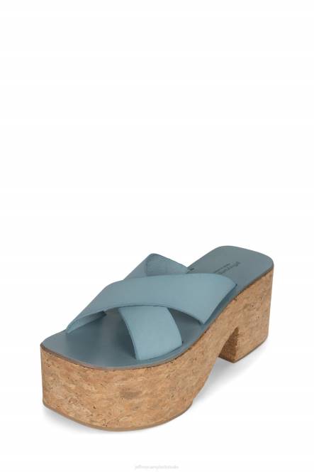 Jeffrey Campbell itzelie NDHB1136 platform sandaal lichtblauw vrouwen