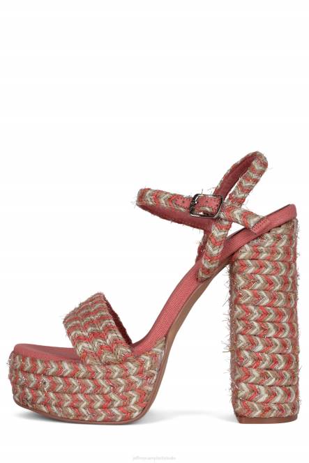 Jeffrey Campbell jachtig NDHB1170 platform sandaal rode multi vrouwen