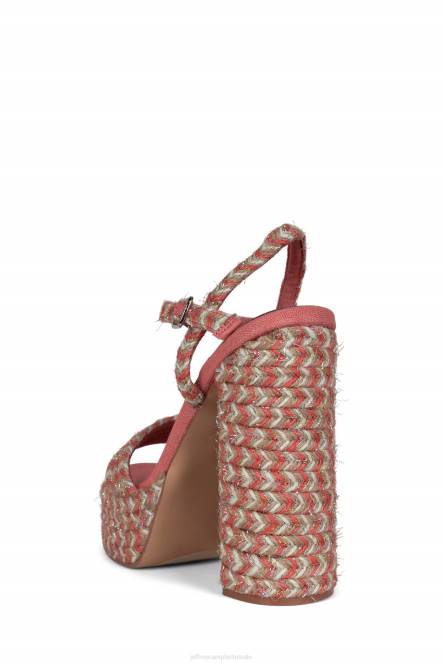 Jeffrey Campbell jachtig NDHB1170 platform sandaal rode multi vrouwen