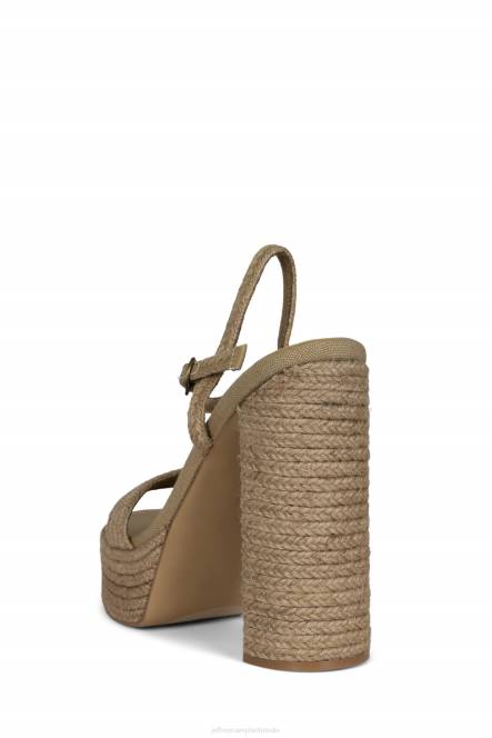 Jeffrey Campbell jachtig NDHB1171 platform sandaal bruinen vrouwen
