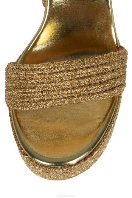 Jeffrey Campbell jachtig NDHB1172 platform sandaal goud vrouwen