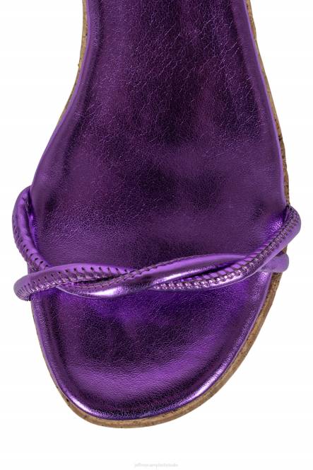 Jeffrey Campbell kamille NDHB1168 platform sandaal paars metaalachtig vrouwen