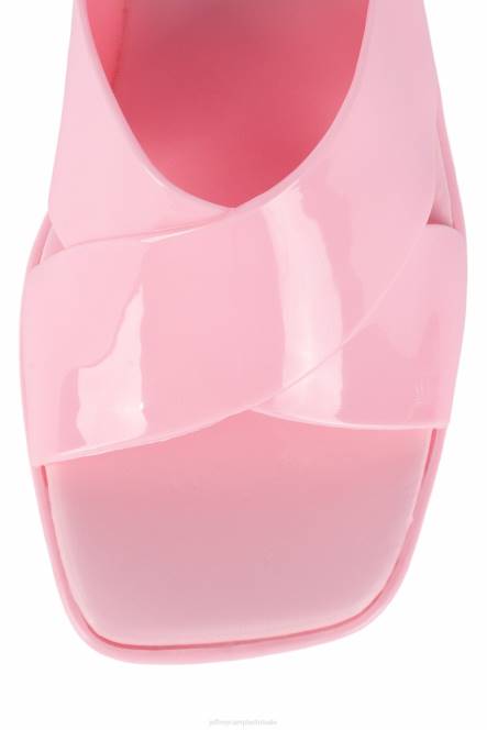 Jeffrey Campbell kauwgom NDHB180 platform sandaal roze glanzend vrouwen