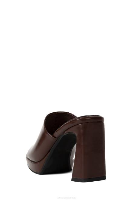 Jeffrey Campbell kaviaar NDHB1081 platform sandaal bruin vrouwen