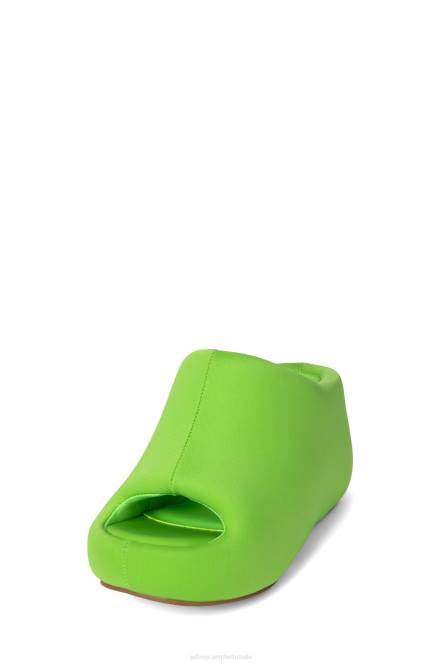 Jeffrey Campbell kruiser NDHB5 platform sandaal lichtgroen neopreen vrouwen
