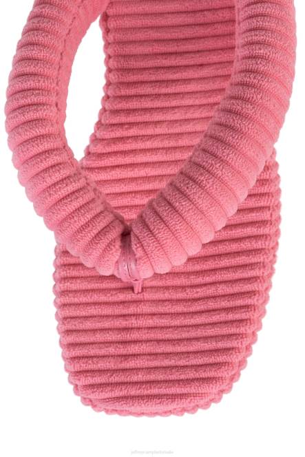 Jeffrey Campbell luau-2 NDHB176 platform sandaal roze gestreepte badstof vrouwen