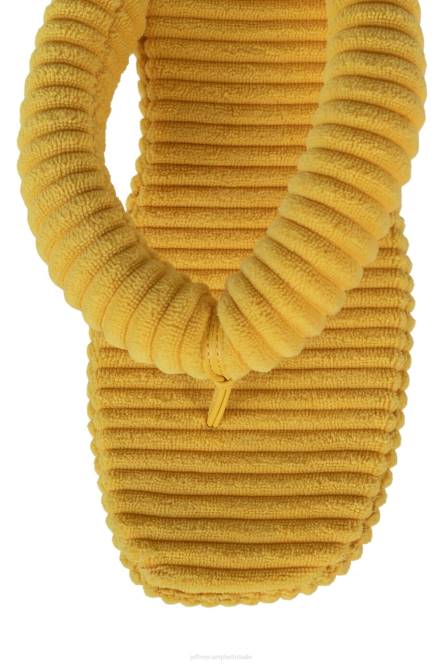 Jeffrey Campbell luau-2 NDHB178 platform sandaal gele streep badstof vrouwen