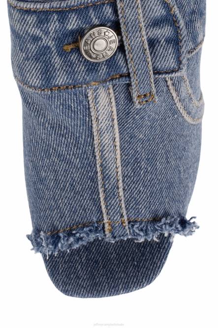 Jeffrey Campbell magda-jn NDHB922 platform sandaal blauw spijkerstof vrouwen