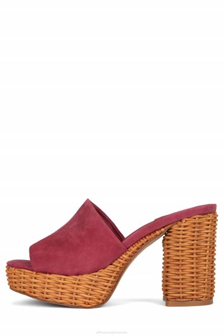 Jeffrey Campbell magda-wkr NDHB1189 platform sandaal roze suède vrouwen