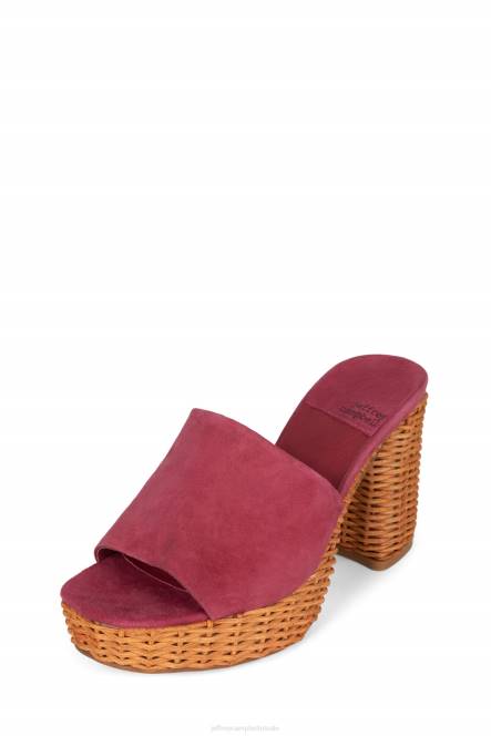 Jeffrey Campbell magda-wkr NDHB1189 platform sandaal roze suède vrouwen