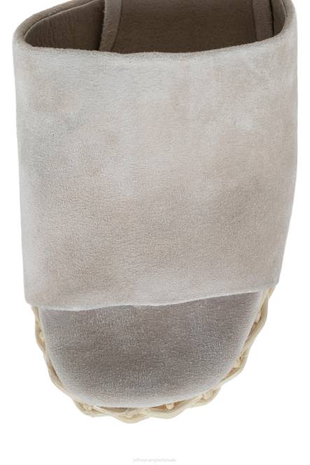 Jeffrey Campbell magda-wkr NDHB1192 platform sandaal taupe suède vrouwen