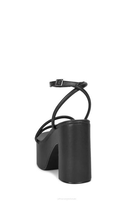 Jeffrey Campbell mamba NDHB950 platform sandaal zwart vrouwen