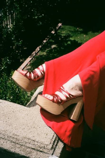 Jeffrey Campbell mibella NDHB1109 platform sandaal rood vrouwen