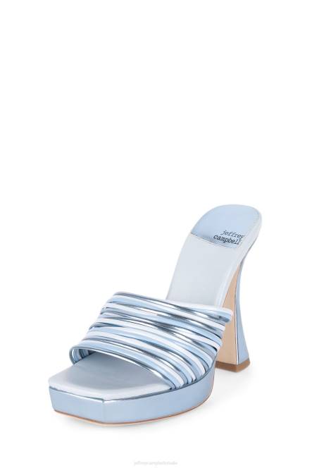 Jeffrey Campbell morine-mv NDHB1208 platform sandaal lichtblauw metallic multi vrouwen